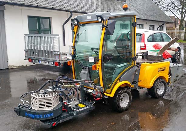 K-BLÅSEN Hydrauldriven lövblås Hydrauluttag Oljeflöde max