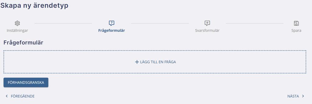 Efter inställningarna bygger man upp