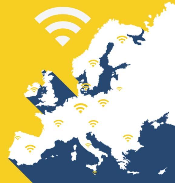 Vad är WiFi4EU? EU ger dig gratis wifi i parken, på torget, i biblioteket och på andra offentliga platser 150 miljoner euro i EU-investeringar Nära 9 000 kommuner Alla gynnas!
