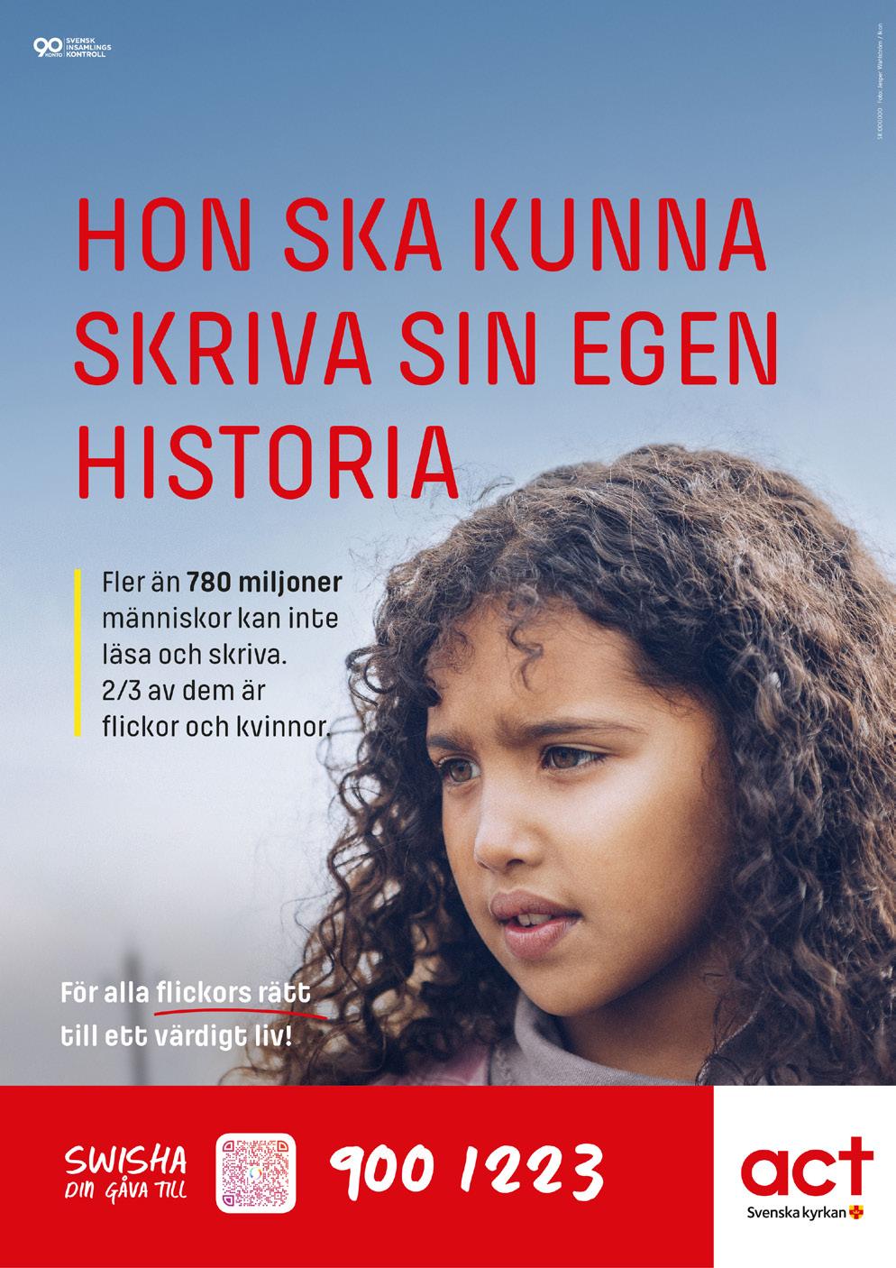 Hon ska kunna skriva sin egen historia Natten går tunga fjät, runt gård och stuva. Kring jord som sol n förlät, skuggorna ruva. Då i vårt mörka hus, stiger med tända ljus, Sankta Lucia, Sankta Lucia.