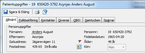 Fliken Allmänt Personuppgifterna hämtas från Befolkningsregistertjänsten.