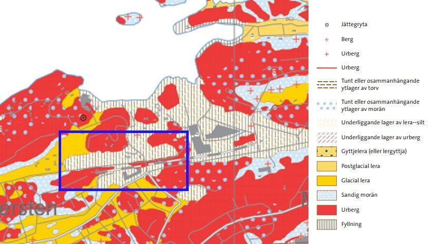 5.3 Geotekniska förhållanden Enligt SGUs jordartskarta består området kring Axelsberg av fyllning med ett underliggande