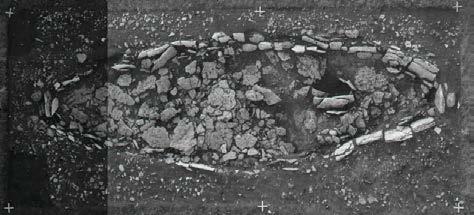 Figur 5. Bild av skeppssättningen i Lilla Hoburga. Foto Gotlands arkiv. 4.3.