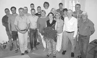 Reihe von li nach re Alexander Pfeffer, Jens Huck, Christoph Sommer, Carsten Rothhaß, Katharina Schaller, Sabine Anklam-Moock, 2. Beigeordneter Horst Schwarz 3.