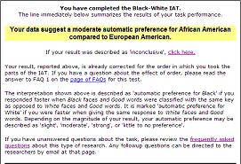 Alltså har det tagit längre tid att associera bra items med bilder på European Americans än med African Americans.