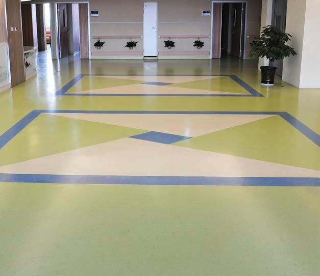 22 nora systems Korridorer och utrymningsvägar Golvbeläggningar som håller dig på rätt spår Permanent elastiska nora gummigolv erbjuder hög gångkomfort, halksäkerhet och ljuddämpning, vilket är