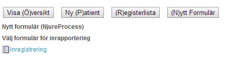 I mappstrukturen ser du information om patientens personuppgifter, information om det/ de register som du har tillgång till och