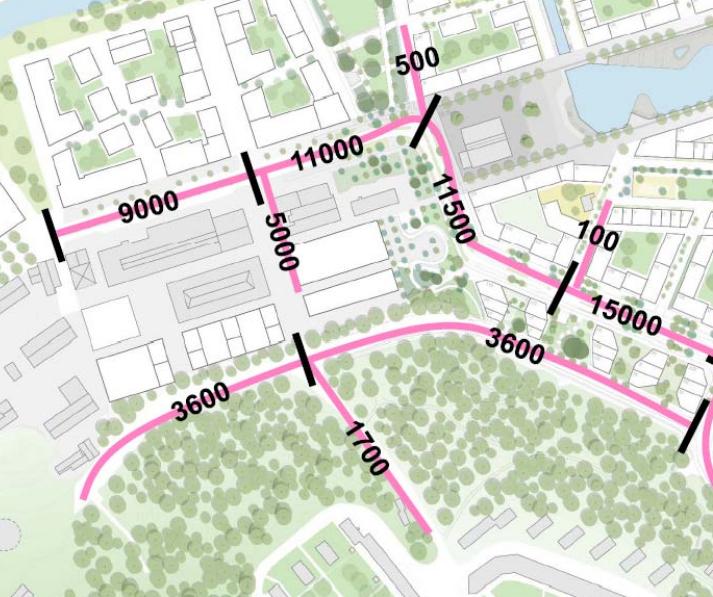 R190410-1rev1, Externbullerutredning, underlag till detaljplan, Gasverket, Norra Hjorthagen 4.2 Trafikuppgifter Trafiksiffror för omgivande vägar har levererats av Stockholm stad genom beställaren.