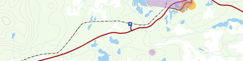 Inom förstudieområdet påträffas våtmarker av klass 2 och 3. Våtmarker av klass 2 har höga naturvärden och våtmarker av klass 3 har vissa kända naturvärden.
