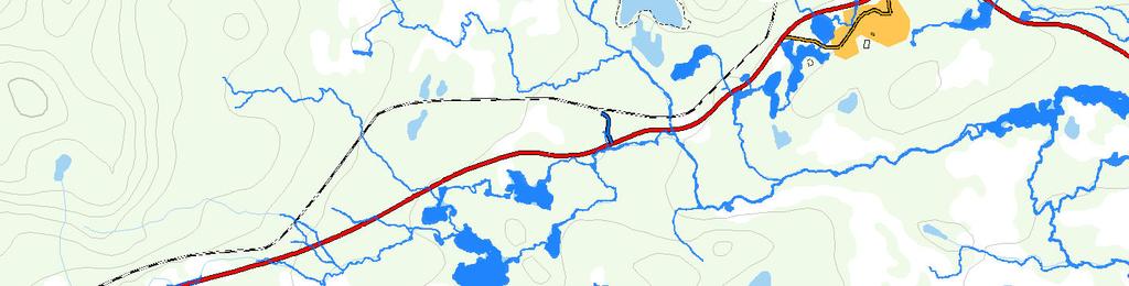 Byggnadstekniska förutsättningar Geotekniska förhållanden. Inom en stor del av förstudieområdet går vägen på moränmark, bland annat vid korsningen mellan väg E45 och väg E10, se figur 3.3-5.