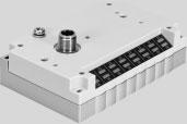 Datenblatt CPV-Ventilinseln -M- Durchfluss CPV10: bis 400 l/min CPV14: bis 800 l/min -K- Breite der Ventile CPV10: 10 mm CPV14: 14 mm -P- Spannung 24 V DC -A- Reparaturservice I-Port Anschaltung zur