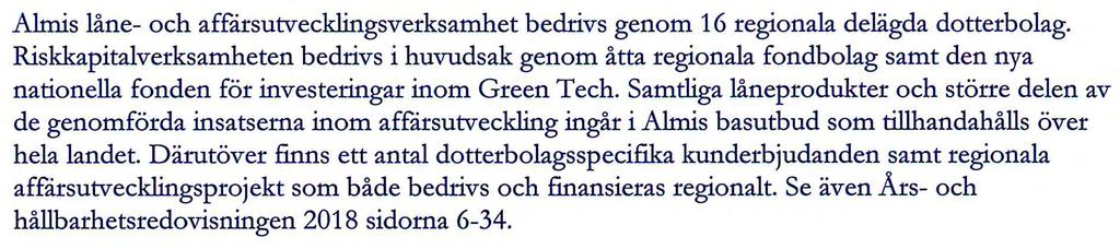 årligt statligt anslag Volym på privat medfinansiering Denna PM överlämnas till ägaren i samband med årsstämman den 26 april 2019.