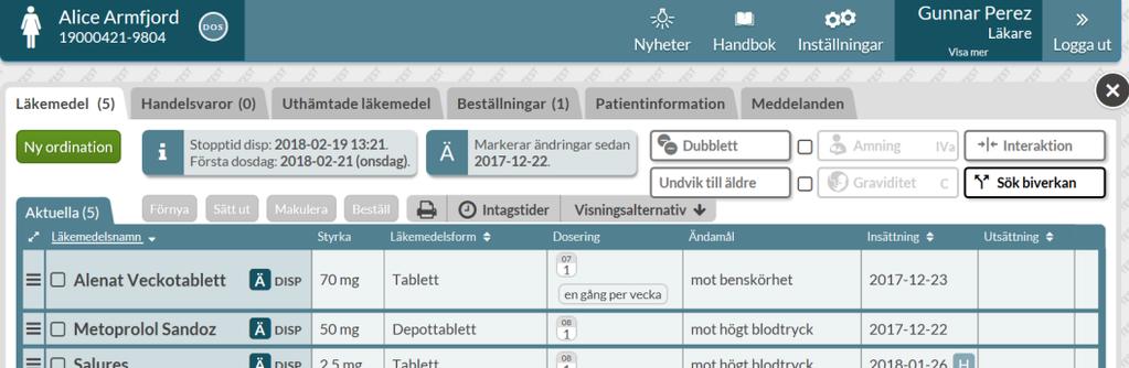 helförpackning (originalförpackning). Exempel på läkemedel som inte får dosdispenseras är t ex tuggtabletter, munlösliga tabletter och ljuskänsliga läkemedel.