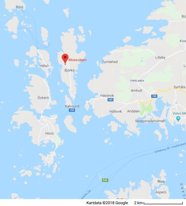 1 Bakgrund och syfte Öckerö kommun arbetar med att ta fram en detaljplan som ska göra det möjligt att bygga upp till 40 nya bostäder på Björkö, se Figur 1.