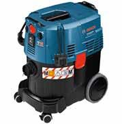 fläkt Behållarvolym 35 liter 1 380 W motor Filterklass L Automatisk start av anslutet verktyg Art nr 0 601 9C3 000 5 345:-* 6 681,25** AFC GROVDAMMSUGARE GAS 35 L AFC UNIVERSAL Med steglös