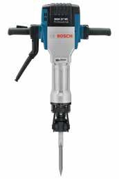 750 W, vikt 17,9 kg Art nr 0 611 335 000 MEJSELHAMMARE GSH 27 VC När bara det starkaste är bra nog GSH 27 VC Professional med vibrationskontroll är den optimala