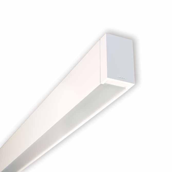 Anna System LED Anna är ett elegant och stilfullt designad LED-system för utanpåliggande, upphängt eller infällt montage.