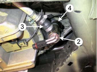 Top up with the coolant specified by the car manufacturer, and bleed the cooling system in accordance with the car manufacturer s instruction book. Check for leakage.
