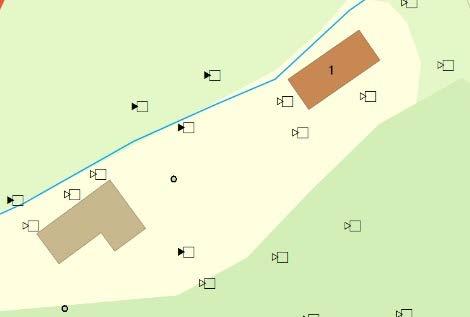 göra en polygon skapad där de yttre provtagningspunkterna var polygonens kant. I och med att provtagningar ofta kan vara genomförda på ett stort område med t.ex.