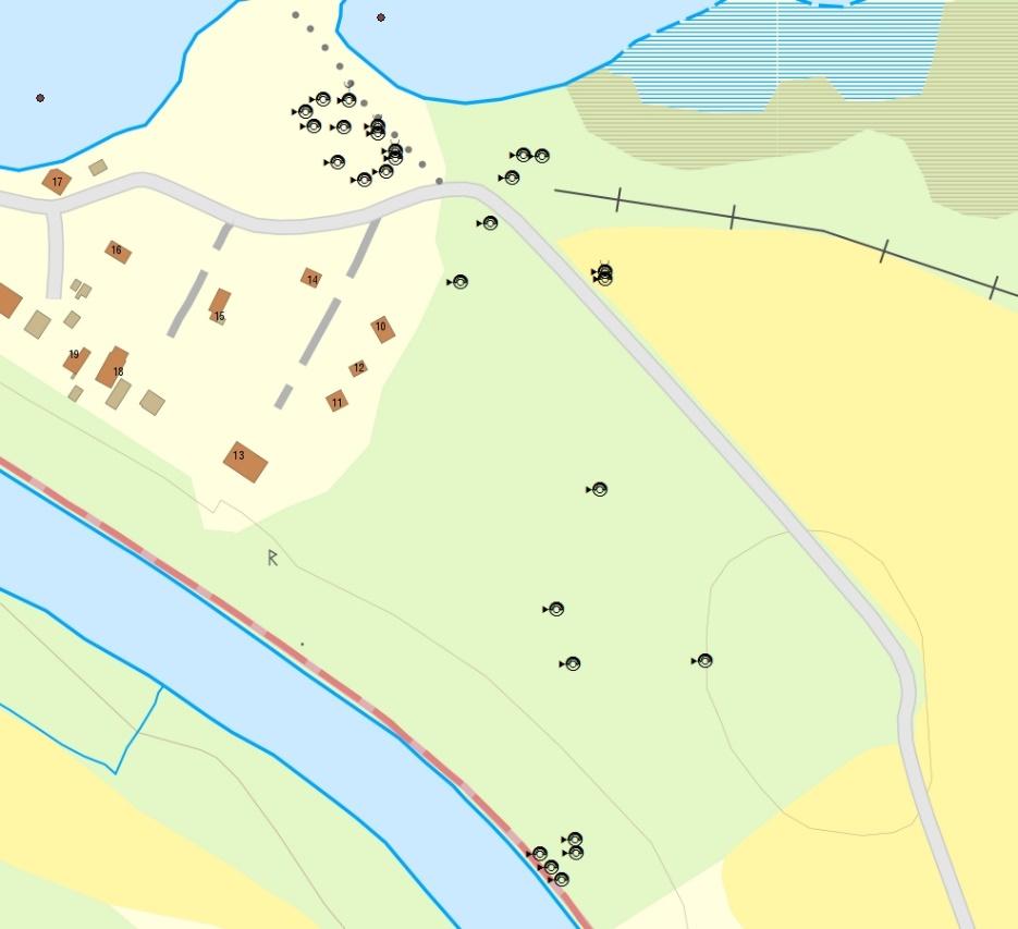 Det har inte funnits något uppbyggt system för att hantera det geografiska material som har skickats in.