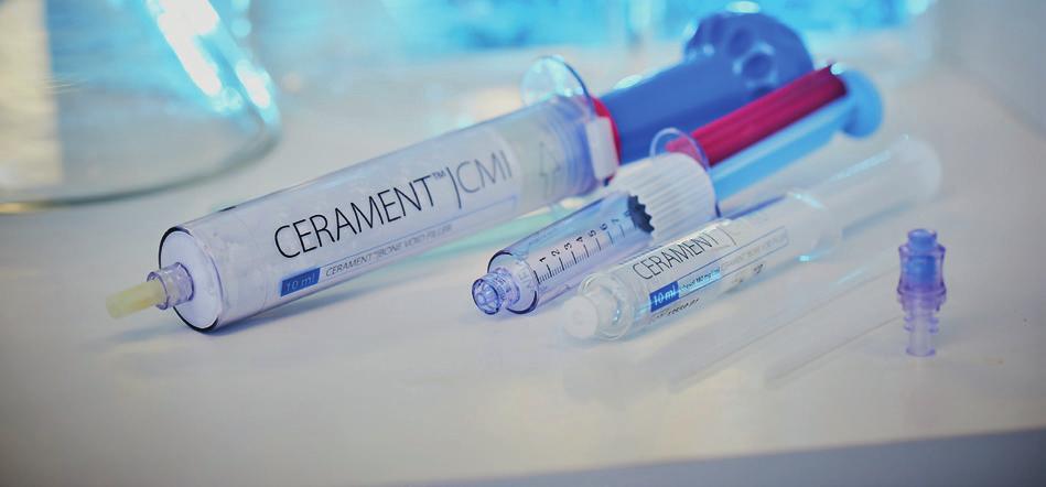 Stark tillväxt för CERAMENT G och CERAMENT V EUROPE & REST OF WORLD (EUROW) I Europa säljs CERAMENT av såväl bolagets egen försäljningsorganisation som av distributörer.