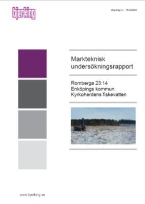 Bild 3.1: Bilden visar försättssidorna på de utförda utredningarna inom området. Det förekommer dessutom översiktligt geotekniskt material återgivet i SGU s jordartskartor, se bild 3.2 nedan. Bild 3.