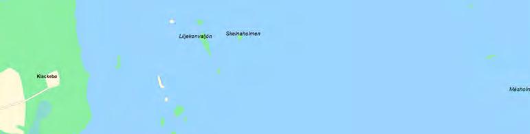 Fig 6: Sökområdet avgränsades till norr om Liljekonvaljön.