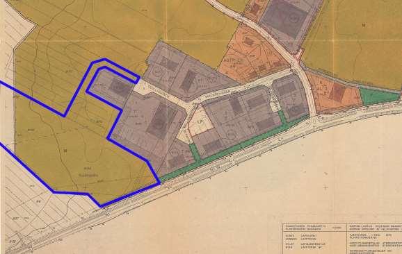 3.2.1.3 Byggnadsplan I en del av området gäller en byggnadsplan från 1979 med beteckningen M, lantbruksområde. Det övriga området har inte planlagts.