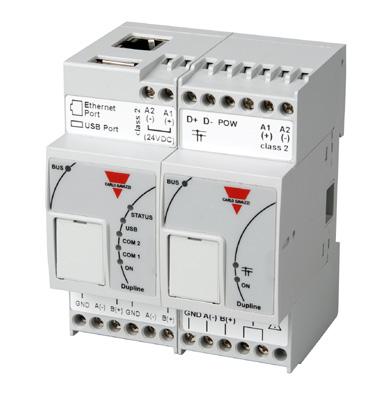 De smarta lösningarna för fastigheter från Carlo Gavazzi förändrar denna situation, detta system förenklar avsevärt installation på fältnivå, utan att öka materialkostnaden.