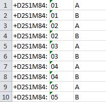 I monteringsritning +D1S1 utläser vi M102, skriv in