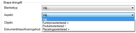 Utskriftsdatum Datum när ett dokument är skapat. Textsträng sitter längsmed högersida. Skapa ritning steg 2. De olika valen i respektive lista bygger dokumentets struktur och namn.