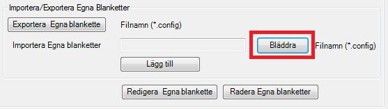 Filen innehåller databas information för