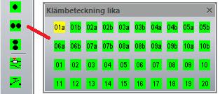 Aktivering av inställning som hjälper användare att rita in detaljer på rätt plats. Snap 1,1. Rektangulär detalj. Storlek visas med markören eller genom koordinater.