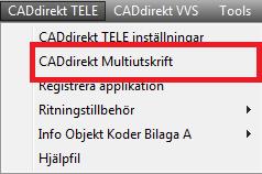 MULTIUTSKRIFT Multiutskrift startas