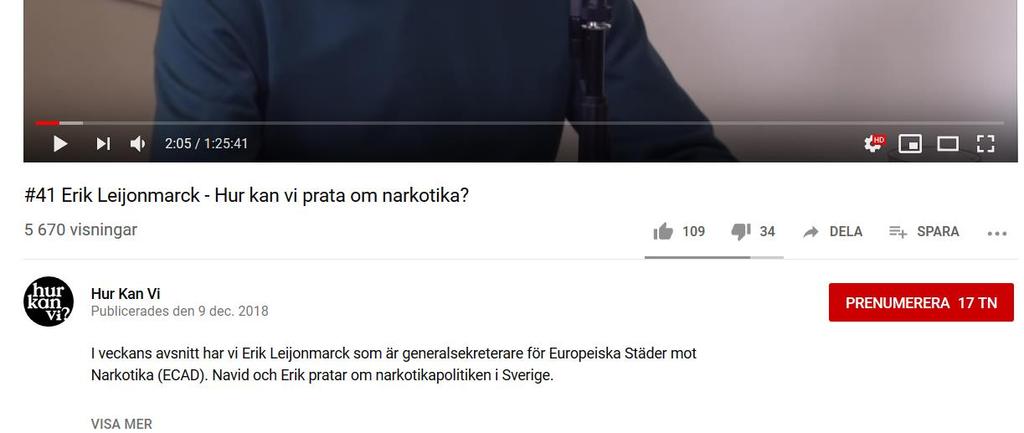85 minuter mer om narkotikadebatten https://www.youtube.com/watch?