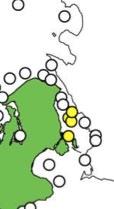 Under sommaren/hösten låg halterna huvudsakligen inom intervallet - ml/l vilket innebär syrebrist, men halterna understeg aldrig ml/l vilket är gränsen för kraftig syrebrist och då faunan börjar att