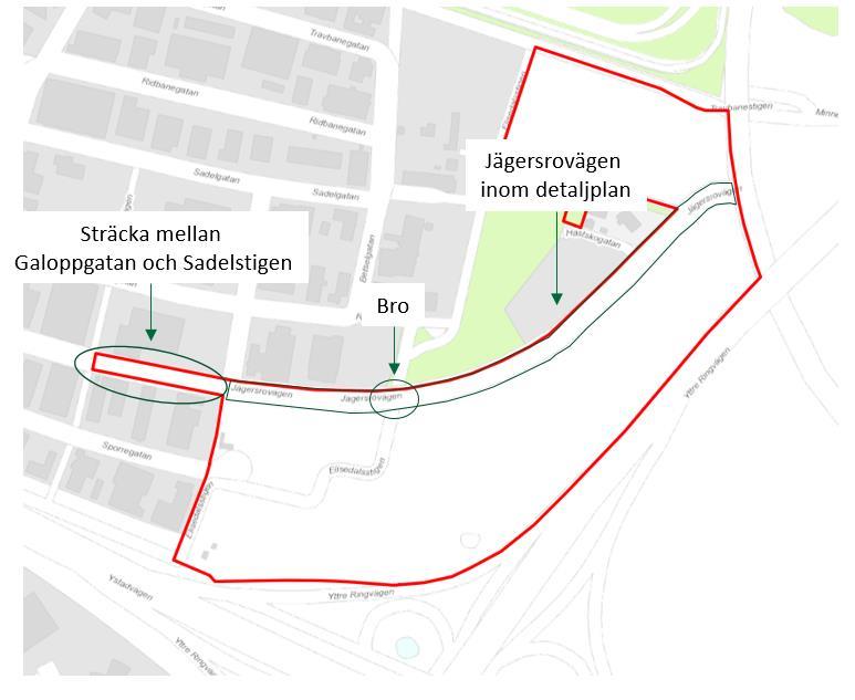 ytterligare två områden behöver undersökas innan exploatering av fastigheten. Den totala ytan som föreslås för arkeologisk undersökning vid exploatering är ca 11 800 kvm stort.