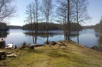 Ekologiska strukturer Sjölandskapet sydväst om orås ligger något lägre än Skogslandskapet.