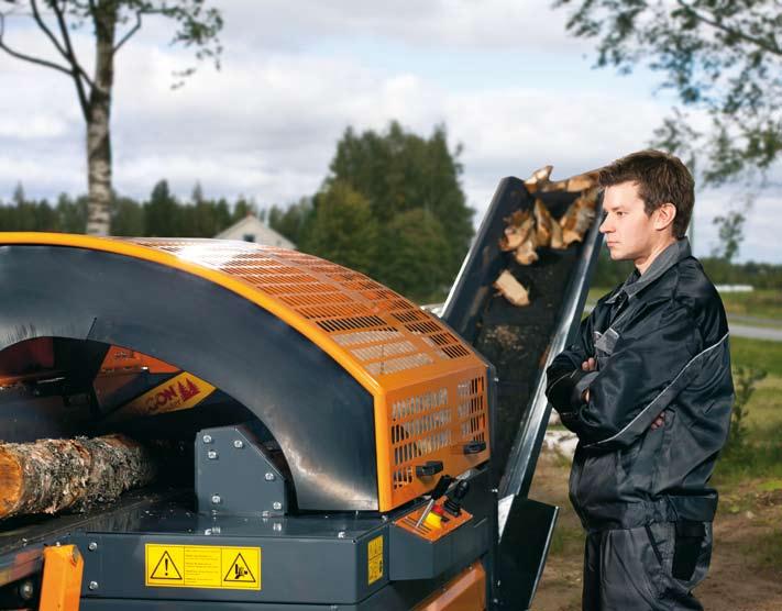 autochopper Vedmaskinernas nya generation Som resultat av en långvarig produktutveckling blev den traditionella vedmaskinen en modern automatisk vedprocessor.