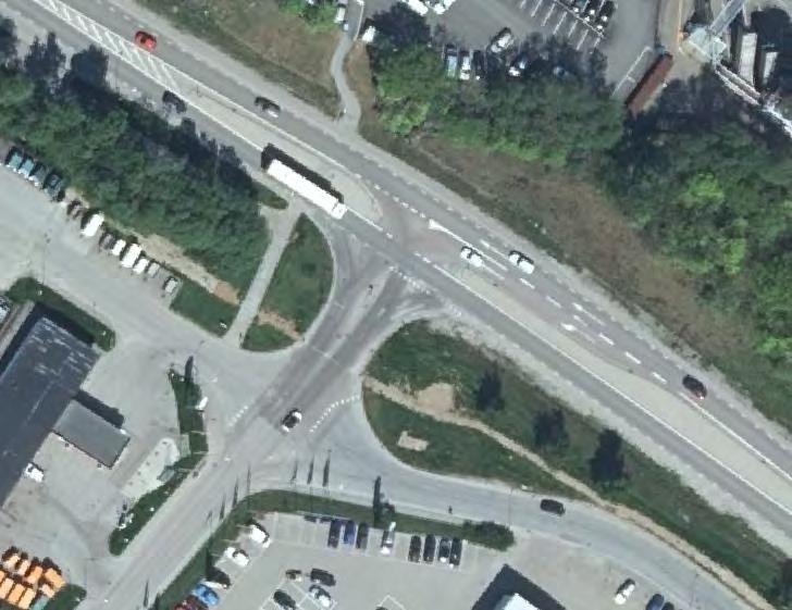 5.1 Korsningen Industrivägen/Doterödsvägen Nuläge Korsningen Industrivägen/Doterödsvägen är idag en trevägskorsning med väjningsplikt för trafikanter från Doterödsvägen.