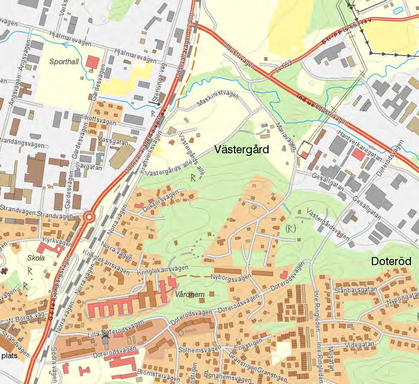 Industrivägen bör anpassas efter nya förutsättningar med en ökad trafikmängd.