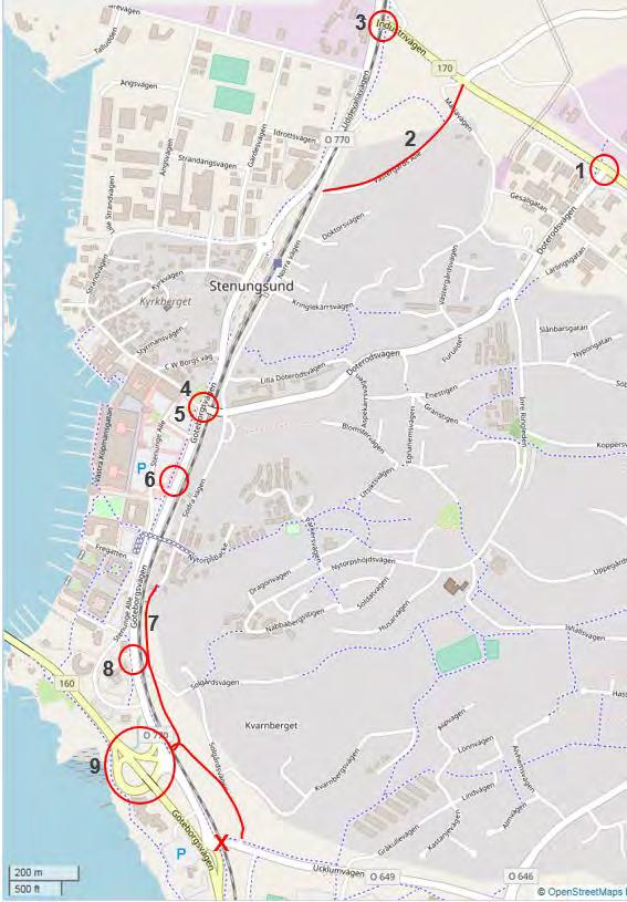 7.2 Scenario 1 7.2.1 Åtgärder I Figur 23 presenteras de åtgärder som har kombinerats för scenario 1.