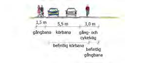 Detaljplan för bostäder och förskola på Kvarnhöjden, Kyrkeby 4:2 (tidigare del av 4:1) m.fl. längs vägen tas bort.
