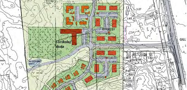 Detaljplan för bostäder och förskola på Kvarnhöjden, Kyrkeby 4:2 (tidigare del av 4:1) m.fl.