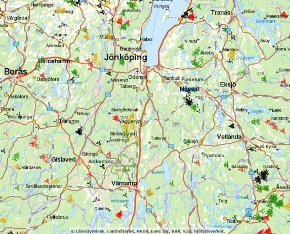 Klimatsmart plusenergilän Förnybar energiproduktion Ingress Områdesmål Områdesmål förnybar energiproduktion År 2030 är den förnybara energiproduktionen i länet minst 6 000 GWh.