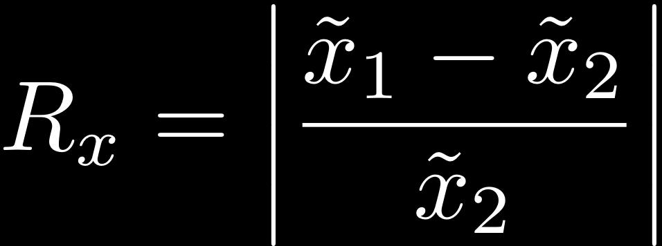 Absolutfel e,e och relativfel r,r! Absolutfel e, absolutfelgräns E!