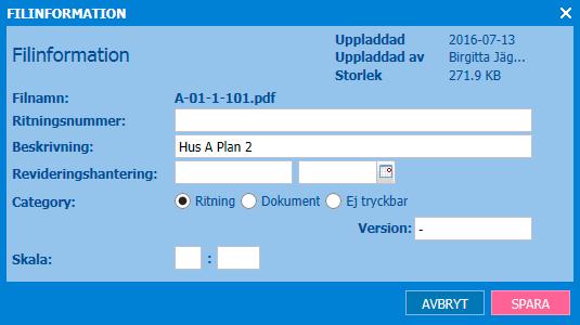 FILVY Sök Du kan fritt söka efter dokument i Byggnet Access. Skriv in filnamnet eller delar av filnamnet. Du kan även söka på eventuell metadata som skrivits in i Byggnet.