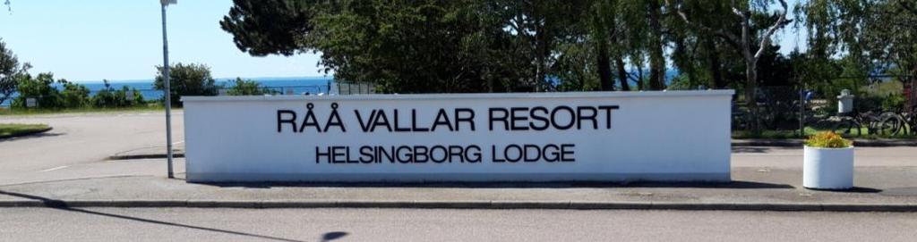 Råå Vallar Resort...... Sedan några år tillbaka har tävlande som valt att bo i husvagn alternativt tält givits möjlighet att i förväg boka plats och bo på Råå Vallar Resort.