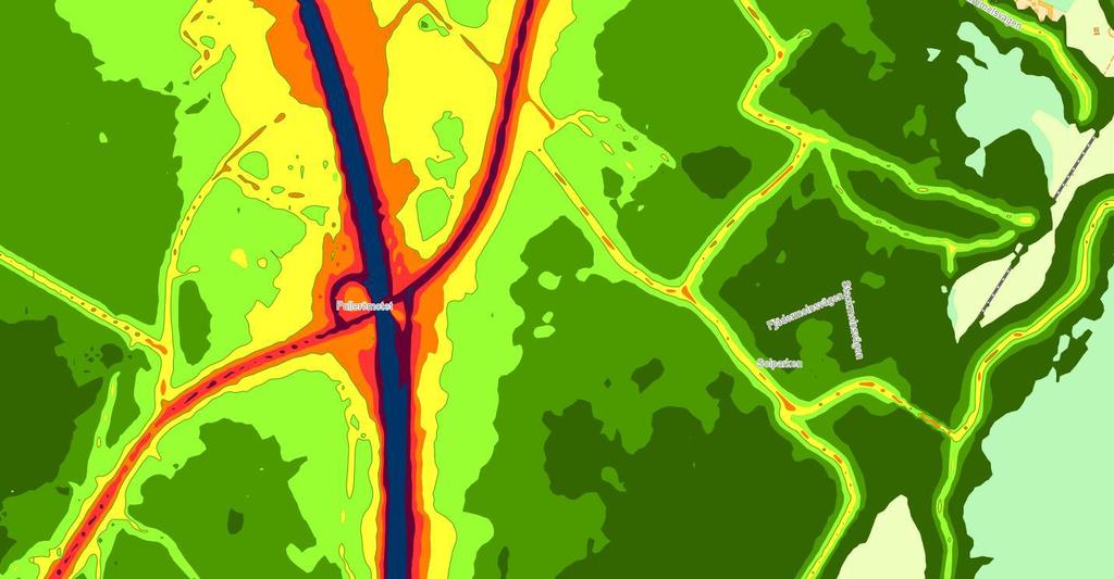 Hälsa och säkerhet Planområdet angränsar till E4:an och väg 290.