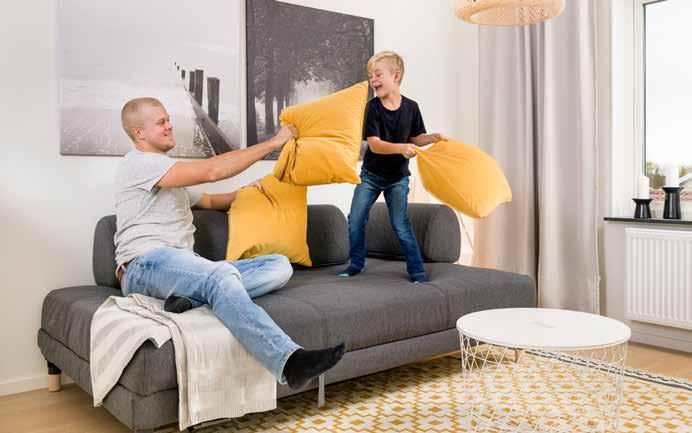 Massor av barn Vi trivs superbra i området!